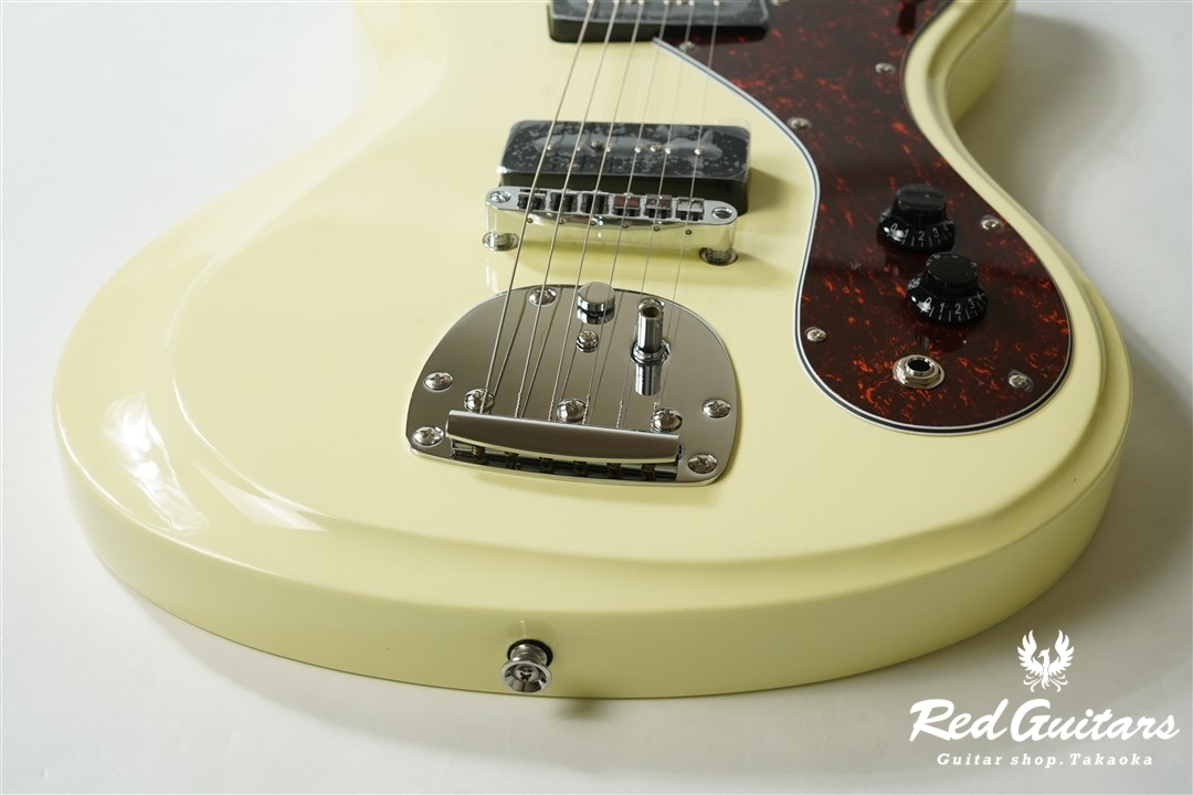 Aria DM-01 モズライトタイプ P90 アイボリー ギター
